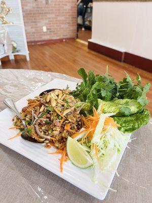 Lao Rice Ball salad