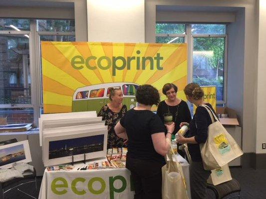 Ecoprint at an event with the Brookings Institution, October 2017.