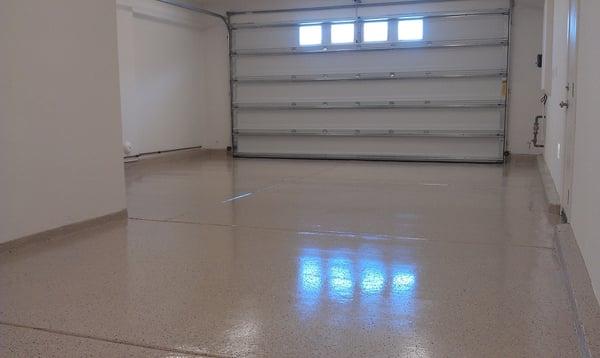 Among many other home improvement services, we offer epoxy garage flooring!