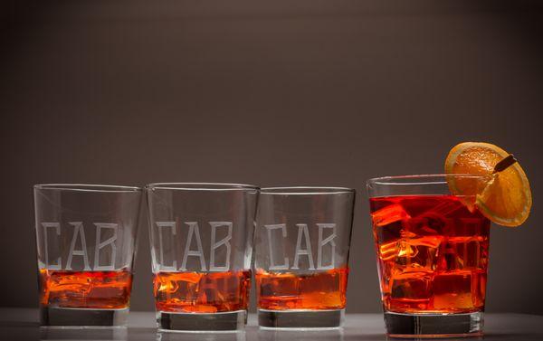 Monogrammed Cocktail Glasses - Men's Gifts