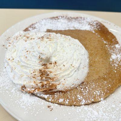 Pumpkin pancake ($13, but soo yummy)!