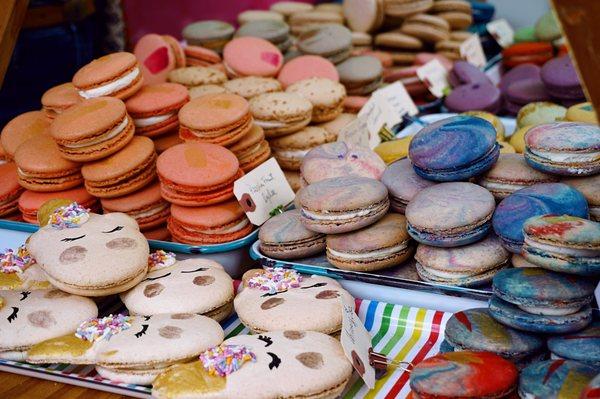 Alexandra's Macarons for $2.50 each, 6 for $14, or 12 for $26.