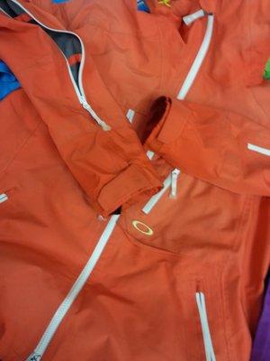 Very dirty, cleaned up great!  Tough one right here, but this hardshell jacket will perform in snow conditions far better than when dirty.