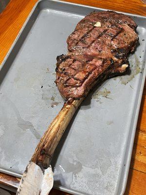 Tomahawk steak (smoked)