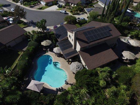 Solar pool heating and Solar PV installations