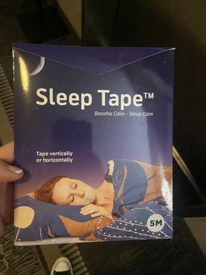 Sleep tape