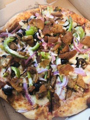 Veggie Pizza + eggplant