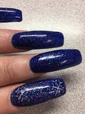 Winter nail design