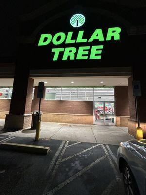 The outside facade of Dollar Tree on N. Battleground Ave.