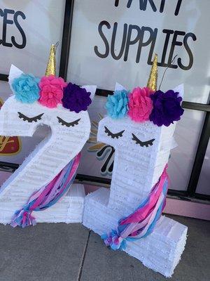 Unicorn Number Piñatas !