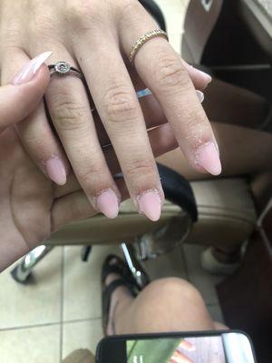 This was my friends nails