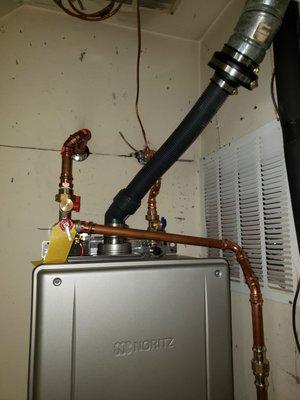 Tankless conversion