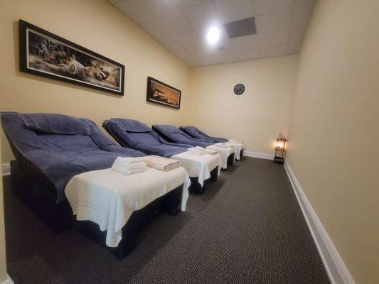 Foot massage room