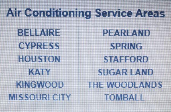 Service Areas