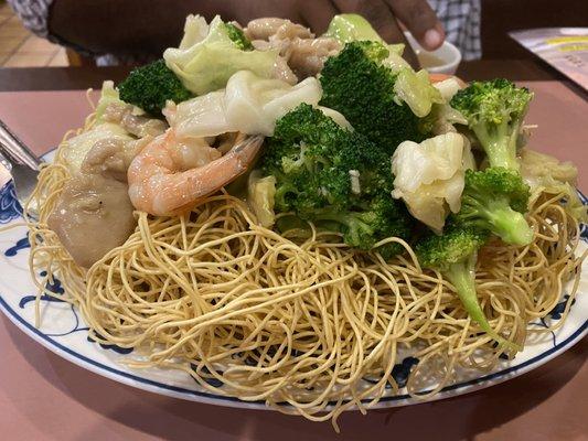 Combination Crispy Fried Noodles