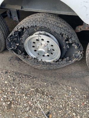 Bad tire