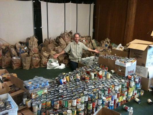 in 2012 we collected 8700 pounds of food for the san francisco foodbank, we had 2500 people that got free entrance.