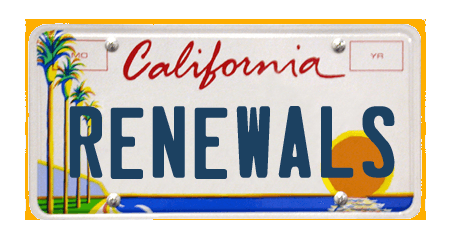 Renewal stickers DMV