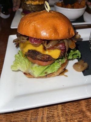 Bourbon burger