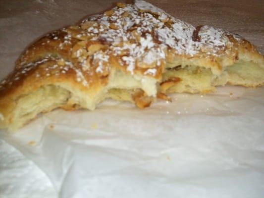 Almond Croissant. Sorry I munched on it before the photo