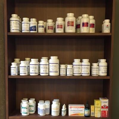 We support your healing with natural supplements.