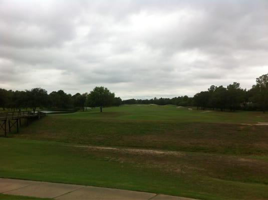 Beautiful cloudy day to golf and test your swim against the wind