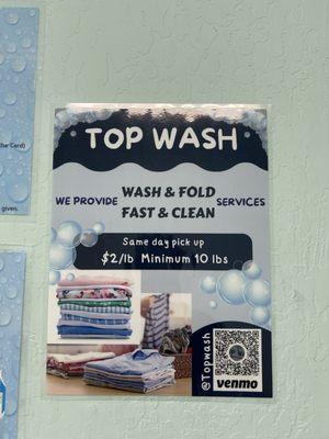 Wash & Fold services