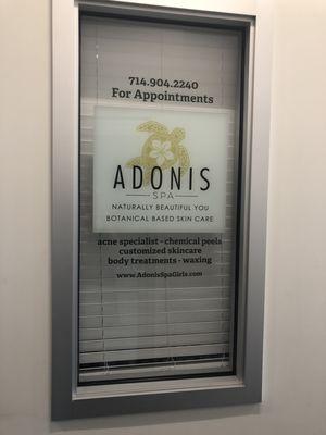 Adonis Spa front view Tustin CA