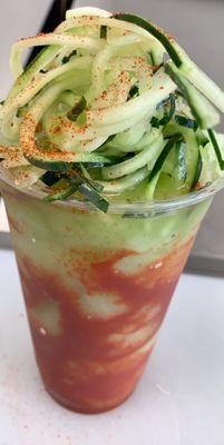 Cucumber Volcano Slushy