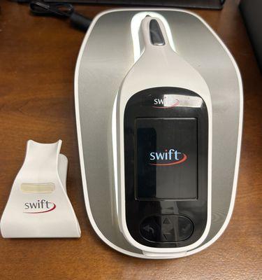 SWIFT - microwave rays to remove painful warts. No needles, no creams, no freeze sprays, no bandaids. 2-3 treatments 4 weeks apart.