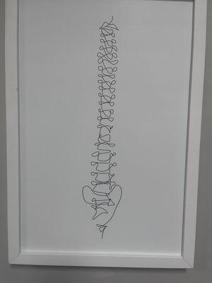 Nice art..one line on the paper!