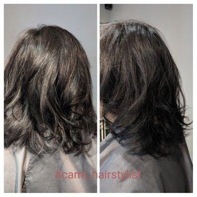 Volumizing Haircut for thin hair