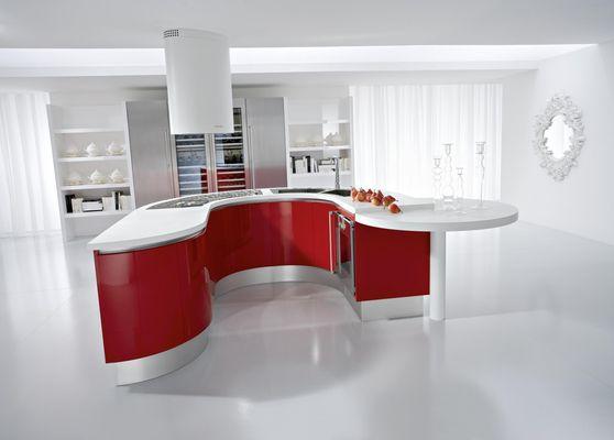 Curved Kitchen, Palm Beach