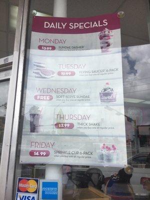 I'm not sure if they had these back in the day, but here's something to consider; they have daily specials going on.