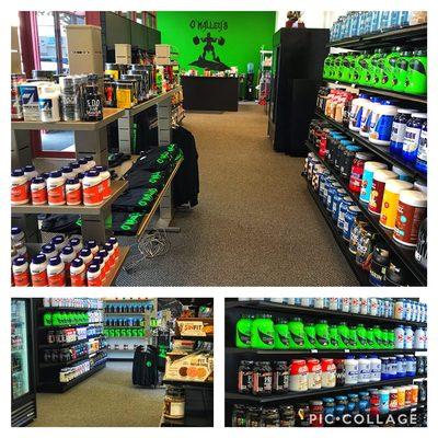 Supplement store! All the top sports nutrition brands!!