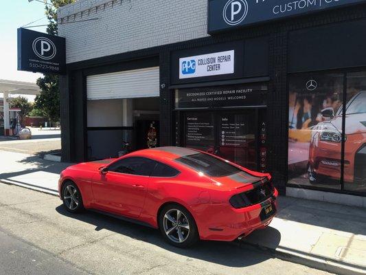 2016 Ford Mustang T-Bone Collision Repair.