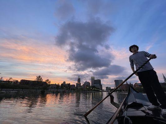 Gondola Ride at Sunset