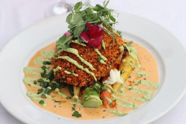 Andouille Crusted Redfish