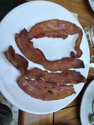 These four rashers of skinny bacon cost $9 !!!!   How do you feel about that ?