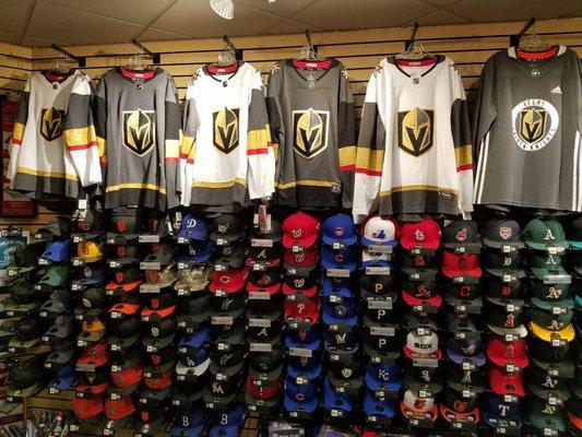 Hats and jerseys