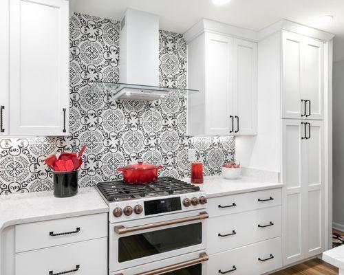 Stove Wall - The crown jewel of our kitchen.