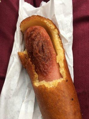 Corn dog...