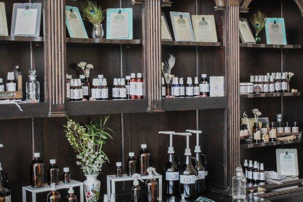 Custom scents, remedies, and eco-friendly refills are at Mandala Apothecary!