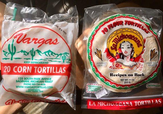 Vargas and Sons Tortilla