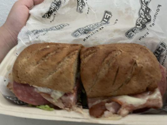 Italian sub - Sunday special