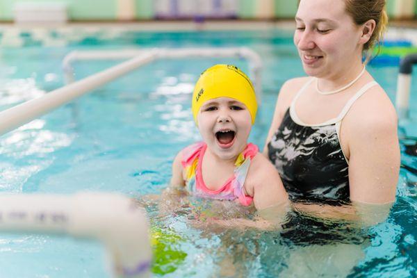 Swim lessons at JCC Greater Boston.