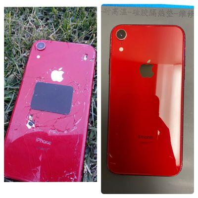 iPhone XR back glass replacement