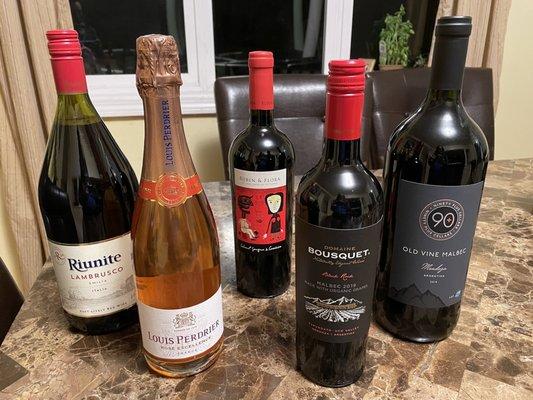 Latest wine haul