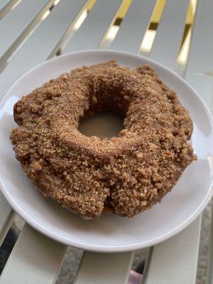 Old fashioned cinnamon donut