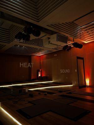 The heated room